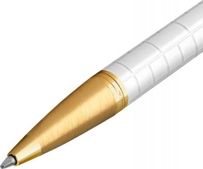 Ручка шариковая IM Premium K318 Pearl GT M синие чернила подар.кор – фото 10