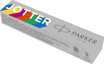 Ручка шариковая "Jotter Orig White", корпус белый, детали нержавеющая сталь, синяя, RG0032930 – фото 3