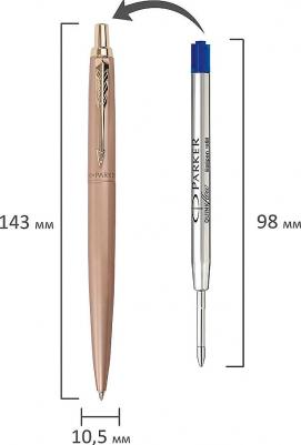 шариковая ручка Ручка шариковая Jotter XL SE20 Pink Gold PGT цвет чернил синий цвет корпуса розовый – фото 8