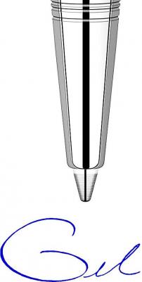 Стержень гелевый Quink Gel, металлический, 98 мм, линия письма 0,7 мм, блистер, синий, 1950346 – фото 5