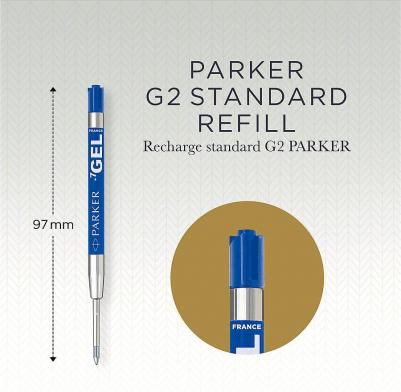 Стержень гелевый Quink Gel, металлический, 98 мм, линия письма 0,7 мм, блистер, синий, 1950346 – фото 12