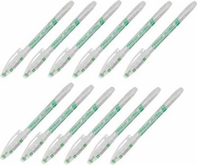 Ручка шариковая масляная "Global-21", ЗЕЛЕНАЯ, корпус прозрачный, узел 0,5 мм, линия письма 0,3 мм, 2221, 2221/12 – фото 13