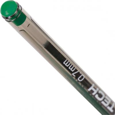 Ручка шариковая масляная "My-Tech", ЗЕЛЕНАЯ, игольчатый узел 0,7 мм, линия 0,35 мм, 2240/25 – фото 12