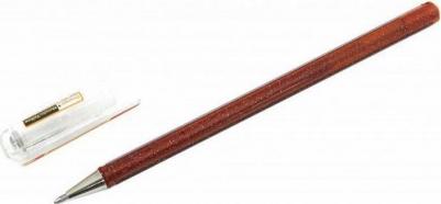 Ручка гелевая Hybrid Dual Metallic 0.1mm корпус Red, стержень Orange+Yellow K110-DFX – фото 9