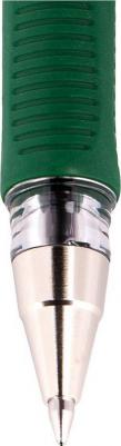 Ручка шариковая масляная с грипом "BPS-GP", ЗЕЛЕНАЯ, корпус прозрачный, узел 0,7 мм, линия письма 0,32 мм, BPS-GP-F – фото 2