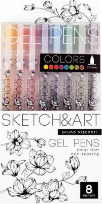 Набор гелевых ручек Uni Write.Colors 8 цветов – фото 8
