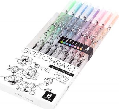 Набор гелевых ручек Uni Write.Pastels 8 цветов – фото 7