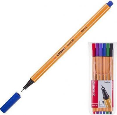 Набор линеров Point 88/6 6 цветов (толщина линии 0.4 мм) – фото 1