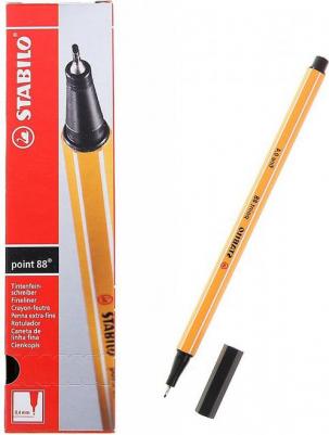 Ручка капиллярная "Point", ЧЕРНАЯ, корпус оранжевый, линия письма 0,4 мм, 88/46 – фото 12