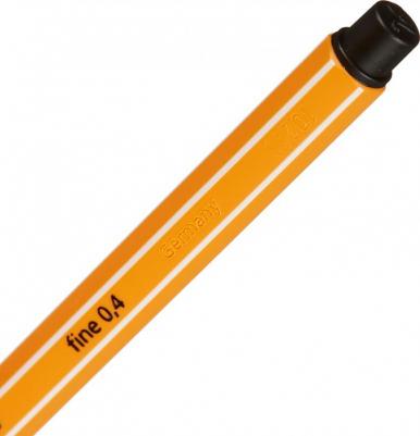 Ручка капиллярная "Point", ЧЕРНАЯ, корпус оранжевый, линия письма 0,4 мм, 88/46 – фото 20