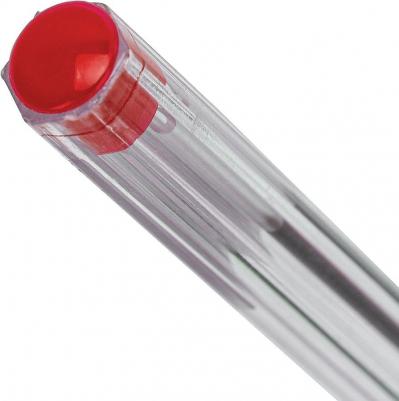 Ручка шариковая Basic Budget BP-04 КРАСНАЯ – фото 3