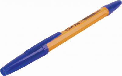 Ручка шариковая "ORANGE C-51", СИНЯЯ, корпус оранжевый, узел 1 мм, линия письма 0,5 мм, 143332 – фото 6