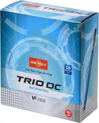 Ручка шариковая одноразовая Trio DC GP синяя (толщина линии 0.5 мм) – фото 11