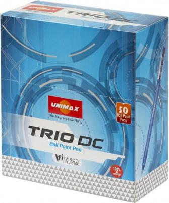 Ручка шариковая одноразовая Trio DC tinted черная – фото 8