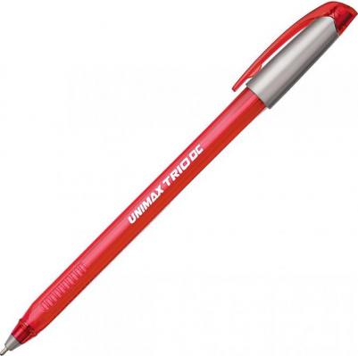 Ручка шариковая одноразовая Trio DC tinted красная – фото 8