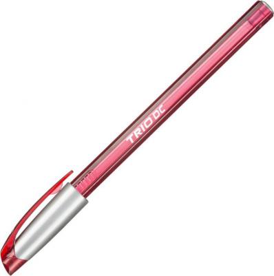 Ручка шариковая одноразовая Trio DC tinted красная – фото 9