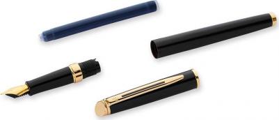 Перьевая ручка Hemisphere Essential Black GT Ватерман S0920610 – фото 3