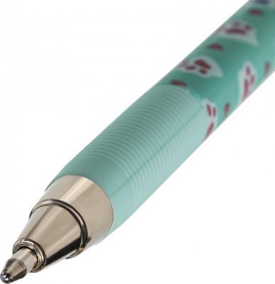 Ручка шариковая "GLAMOUR CAT", синяя, SOFT TOUCH покрытие, узел 0,7 мм, линия письма 0,35 мм, 143734 – фото 3