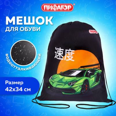 Мешок для обуви 1 отделение, 40 х 32 см, Dive into drive – фото 2