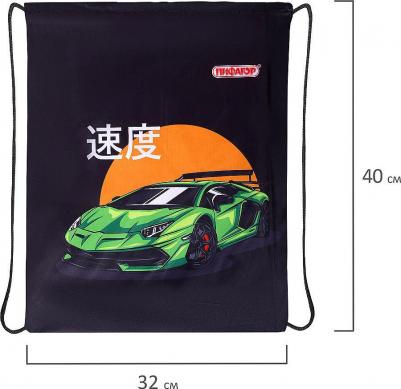 Мешок для обуви 1 отделение, 40 х 32 см, Dive into drive – фото 4