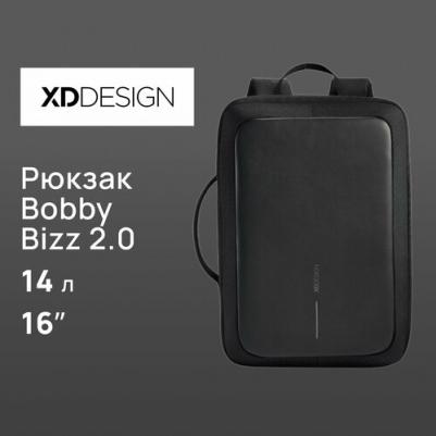 Рюкзак для ноутбука мужской Bobby Bizz 2.0 16" черный – фото 4