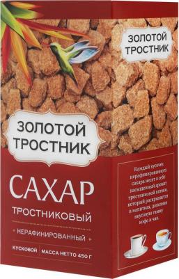 Сахар Золотой Тростник тростниковый нерафинированный кусковой 450г – фото 2