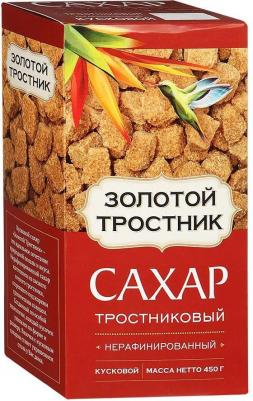 Сахар Золотой Тростник тростниковый нерафинированный кусковой 450г – фото 4