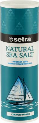 Соль морская натуральная мелкая йодированная в солонке 250 г