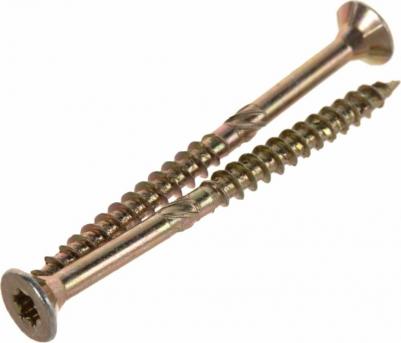 Шуруп конструкционный для дерева с фрезой, потай, ж/п Torx 30 6,0x50 + бита (7