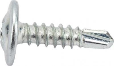 Саморезы 4,2x16, п/сф, сверло, цинк, 1 кг 123574 – фото 1