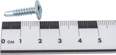 Саморезы 4,2x19, п/сф, сверло, цинк, 800 шт. 123597 – фото 1