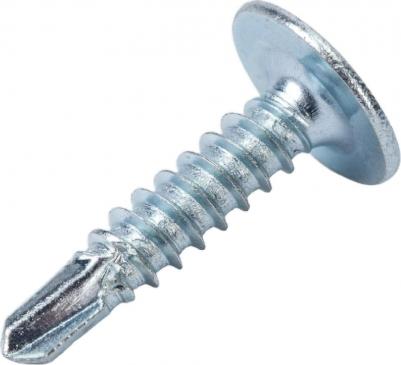 Саморезы 4,2x19, п/сф, сверло, цинк, 800 шт. 123597 – фото 4