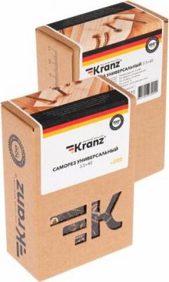 Саморез универсальный 3.5х40, желтый цинк, короб, цена за 1 упак – фото 1