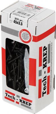 Саморез для крепления ГКЛ к металлу 3,5x45 200 шт., короб МС 1253437 – фото 2