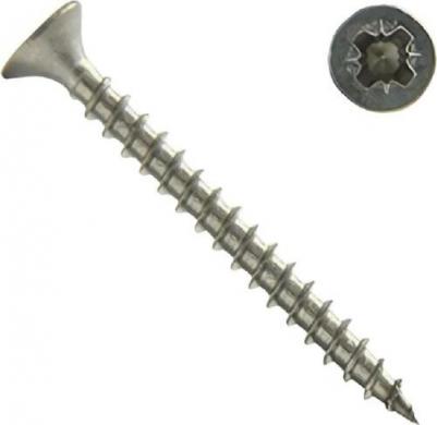 Универсальный саморез 5,0x70, потайная головка, нерж. сталь А2, 4 шт. 82300 – фото 3