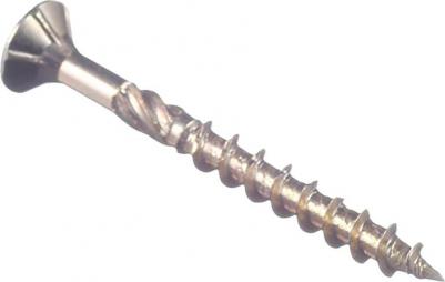 CS 04040 Шуруп с/нарез. д/дерева, потай 4х40 500 шт. Желтый цинк 310440 – фото 4