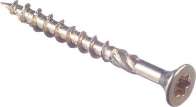 CS 04040 Шуруп с/нарез. д/дерева, потай 4х40 500 шт. Желтый цинк 310440 – фото 5