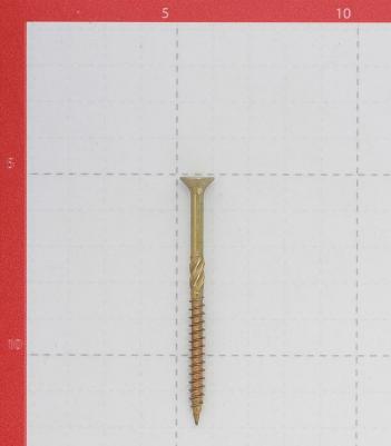 CS 05070 Шуруп с/нарез. д/дерева, потай 5х70 200 шт. Желтый цинк 310507 – фото 1