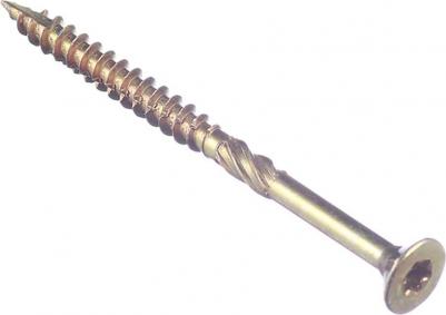 CS 05070 Шуруп с/нарез. д/дерева, потай 5х70 200 шт. Желтый цинк 310507 – фото 3