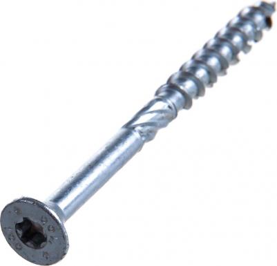 Конструкционный шуруп Шуруп с/нарез. д/дерева CS 08100 потай 8х100 50 шт. Белый цинк 310810W