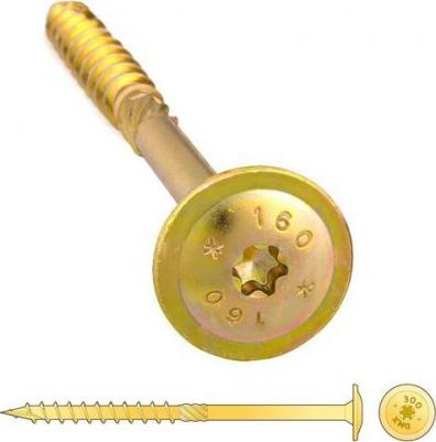 Самонарезающий шуруп для дерева CT 08120 8х120 (50 шт.) – фото 3