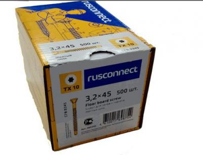 Саморезы для массивной доски 45x3,2 мм оцинкованные (500 шт.) – фото 2