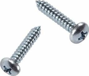 Оцинкованный шуруп по стандарту DIN 7981 является описанием такого крепежного элемента как самонарезающий винт с полукруглой головкой и 4610573628066 – фото 1