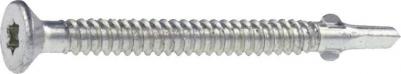 Саморез с крыльчаткой SMZ1-22311-20, 4.8х38 мм, цинк, сверло, 20 шт