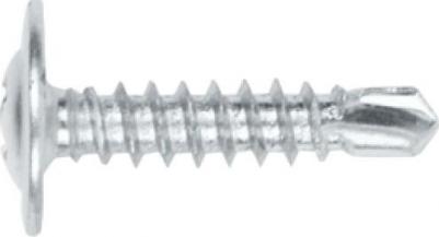 Саморез с прессшайбой 4,2x13 мм, цинк, со сверлом, 1000 шт. SMC2-50339-1000 – фото 2