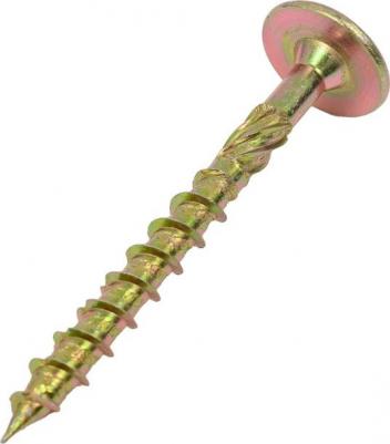 Шуруп конструкционный SMZ2-24645-5, 8.0х80, по дереву, с прессшайбой, TORX40, 5 шт. в зип-локе