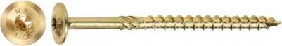 Шуруп конструкционный SMZ4-24725-2, 8.0х160, по дереву, с прессшайбой, TORX40, 2 шт. в зип-локе – фото 1