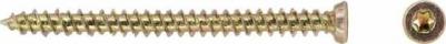 Шуруп по бетону 7,5х132 мм желтый цинк T30 1000 штук (SM-99175-1000) – фото 1