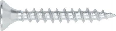 Шуруп универсальный 4,5х45 мм белый цинк 150 штук (SMP2-62620-150) – фото 1