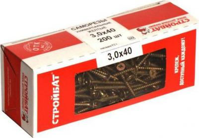 Универсальные саморезы 3.0х40 (200 шт.) – фото 2
